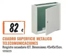 Obramat Cuadro superficie metalico telecomunicaciones oferta