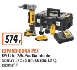 Obramat Dewalt expandidora pex oferta