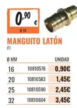 Obramat Manguito latón oferta