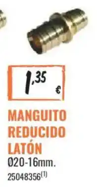 Obramat Manguito reducido latón oferta