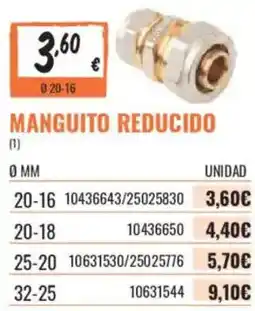 Obramat Manguito reducido oferta