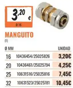 Obramat Manguito oferta