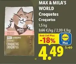 Lidl Max & mila's world - croquetas oferta