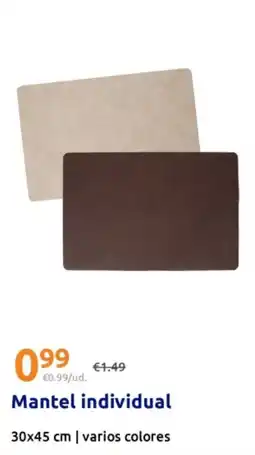 Action Mantel individual oferta
