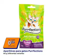Action Purrfections aperitivos para gatos oferta