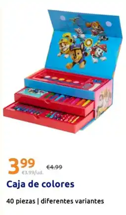 Action Caja de colores oferta
