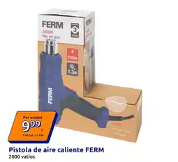 Action Pistola de aire caliente FERM 2000 vatios oferta