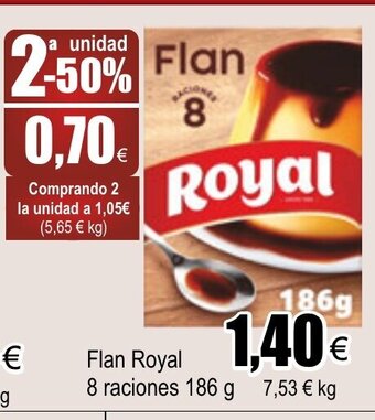 FROIZ Flan Royal 8 raciones 186g oferta