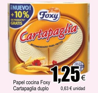 FROIZ Papel Cocina Foxy Cartapaglia Duplo oferta