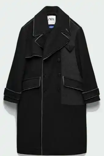 ZARA Abrigo lana oversize adererror oferta
