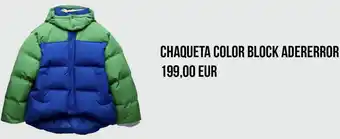 ZARA Chaqueta color block adererror oferta