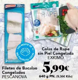 Gadis Pescanova filetes de bacalao congelados oferta