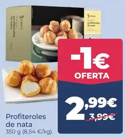 La Sirena La Sima profiteroles de nata oferta