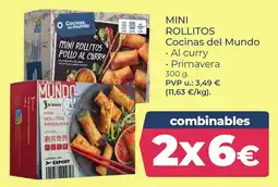 La Sirena Cocinas del mundo mini rollitos oferta
