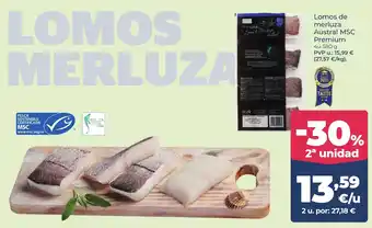 Lomos de merluza Austral MSC Premium