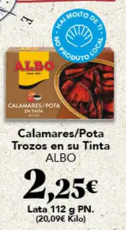 Gadis Albo calamares/pota trozos en su tinta oferta