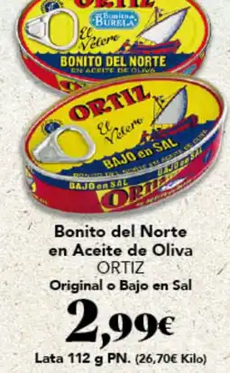 Gadis ortiz bonito del norte en aceite de oliva oferta