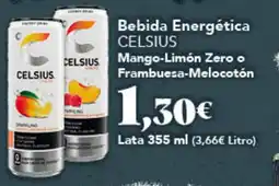 Gadis Celsius mango-limón zero o frambuesa-melocotón oferta