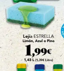 Gadis Estrella lejía limón, azul o pino oferta