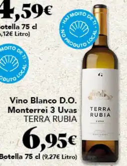 Gadis Terra Rubia blanco D.O. Monterrei 3 Uvas oferta