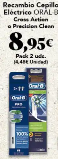 Gadis Oral-B Recambio Cepillo Eléctrico Cross Action o Precision Clean oferta