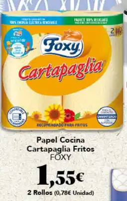 Gadis Foxy papel cocina Cartapaglia fritos oferta