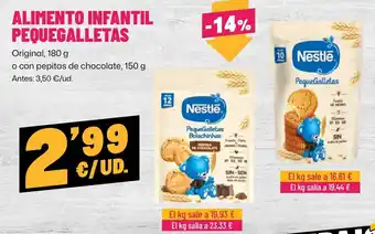 AhorraMas Nestlé PequeGalletas oferta