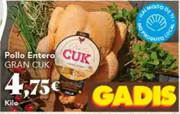 Gadis Gran Cuk pollo entero oferta