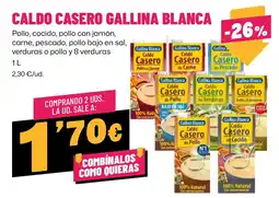 AhorraMas Gallina Blanca caldo casero oferta