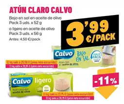AhorraMas Calvo atún claro oferta