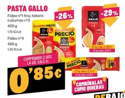 AhorraMas Pasta Gallo oferta