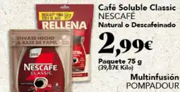 Gadis Nescafe cafe soluble classic oferta