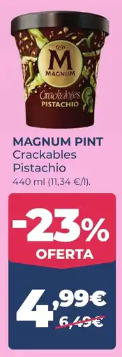 La Sirena magnum pint crackables pistachio oferta