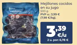 La Sirena la sirena mejillones en su jugo oferta