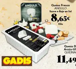 Gadis Angulo queso fresco suave o bajo en sal oferta