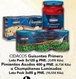 Gadis Cidacos guisantes primera oferta