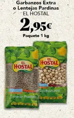 Gadis El Hostal garbanzos extra o lentejas pardinas oferta
