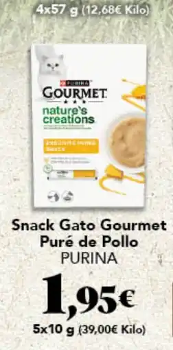 Gadis Purina Gourmet snack gata gourmet Puré de Pollo oferta