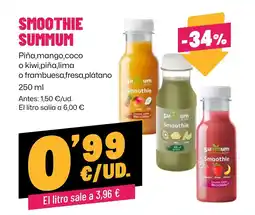 AhorraMas Smoothie Summum oferta