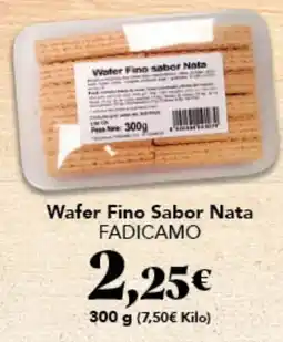 Gadis Fadicamo wafer fino sabor nata oferta