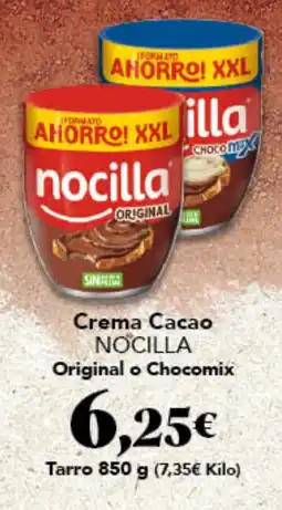 Gadis nocilla crema cacao original o chocomix oferta