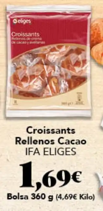 Gadis Ifa eliges croissants rellenos cacao oferta