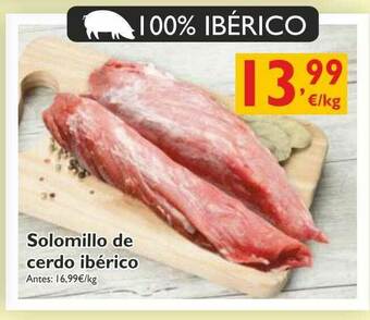 Supermercados La Despensa Solomillo De Cerdo Ibérico oferta