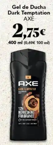 Gadis Axe - gel de ducha dark temptation oferta