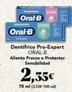 Gadis Oral b - dentifrico pro-expert aliento fresco o protector sensibilida oferta