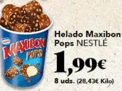 Gadis Nestlé - helado maxibon pops oferta