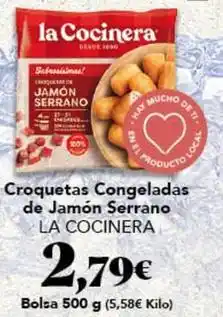 Gadis La cocinera - croquetas congeladas de jamón serrano oferta