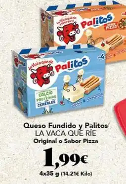 Gadis La vaca que ríe - queso fundido y palitos oferta