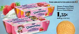 Gadis Danone - queso fresco petit oferta