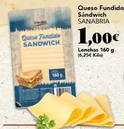 Gadis Sanabria - queso fundido sandwich oferta